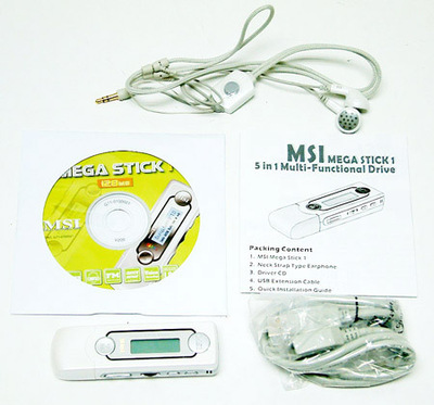 我的精彩音樂魔術(shù)棒——微星MEGA STICK 1 MP3播放器